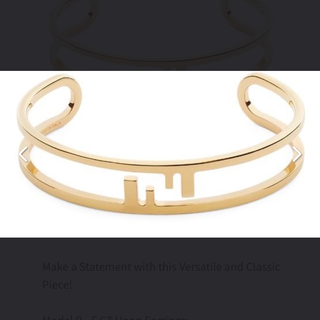 Fendi Cuff Bangle